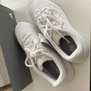 adidas白靴レディース(スニーカー)