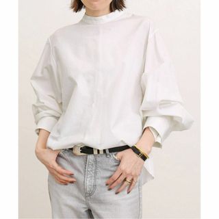 アパルトモンドゥーズィエムクラス(L'Appartement DEUXIEME CLASSE)のアパルトモン：No Collar Volume Sleeve Blouse(シャツ/ブラウス(長袖/七分))