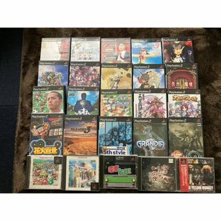 PlayStation2 - PS1・PS2 ソフト 25本セット まとめ売り の通販 by ...