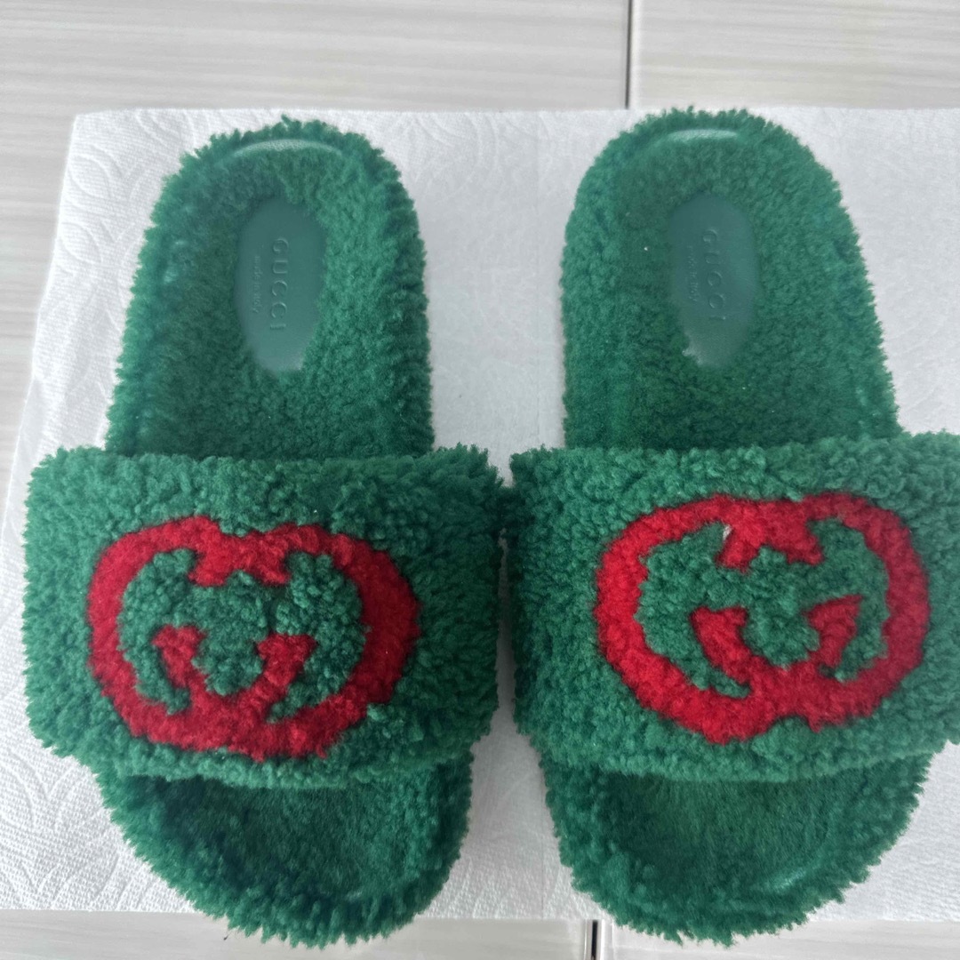 Gucci - GUCCI ボアサンダル 厚底サンダル 35の通販 by kou☆'s shop