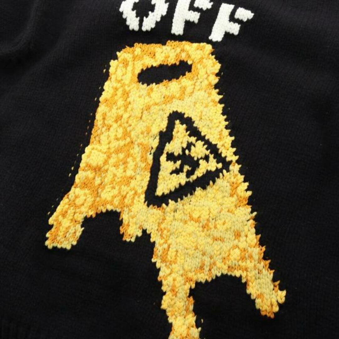 OFF-WHITE(オフホワイト)のPascal Wet Floor Crewneck セーター ウール ブラック イエロー マルチカラー メンズのトップス(ニット/セーター)の商品写真