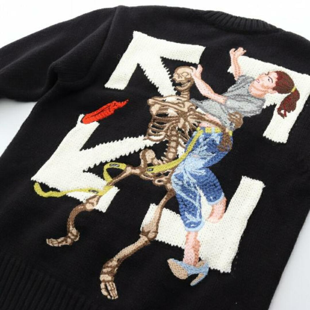 Pascal Wet Floor Crewneck セーター ウール ブラック イエロー マルチカラー 7