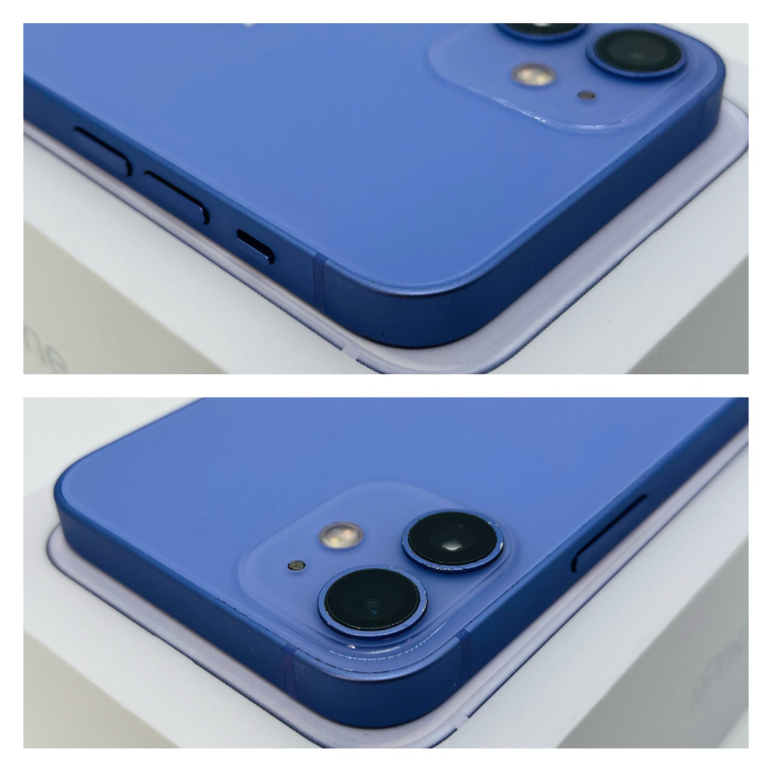 Apple - 美品 新品電池 iPhone 12 mini パープル 128GB SIMフリーの