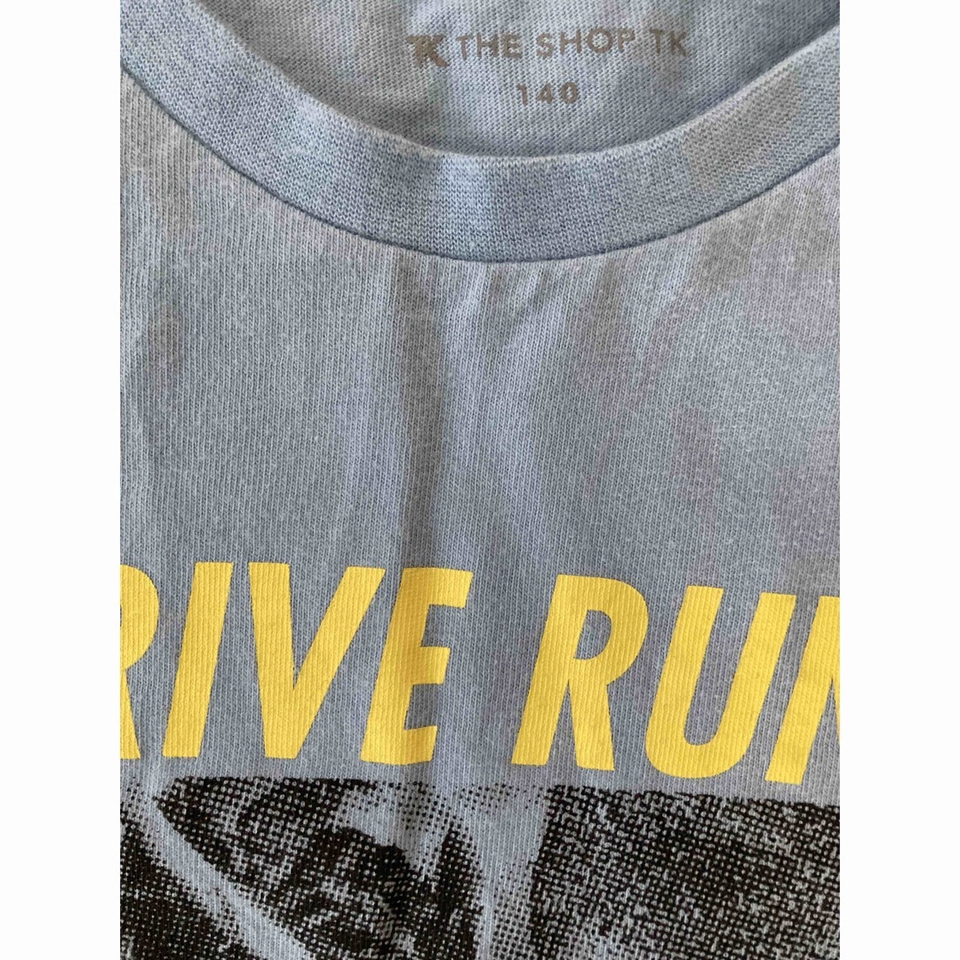 THE SHOP TK(ザショップティーケー)の無記名 THE SHOP TK 綿100% 半袖 Tシャツ 140cm 水色 キッズ/ベビー/マタニティのキッズ服男の子用(90cm~)(Tシャツ/カットソー)の商品写真