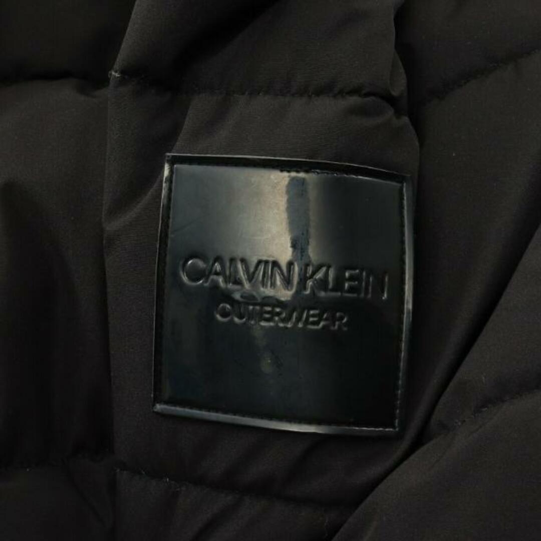 Calvin Klein(カルバンクライン)の コート ブラック 中綿 フード付き レディースのジャケット/アウター(その他)の商品写真