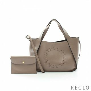 ステラマッカートニー(Stella McCartney)のステラ ロゴ ハンドバッグ トートバッグ レザー ダスティピンク 2WAY(トートバッグ)