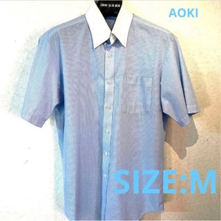 アオキ(AOKI)の【ほぼ未使用・送料込】AOKI シャツ　通気性抜群(シャツ)