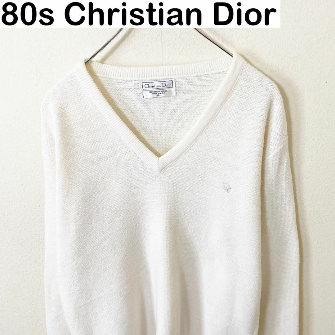 USA製　80s Christian Dior ニット　　ヴィンテージ