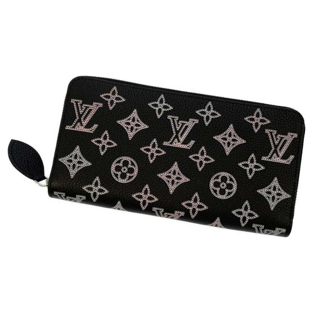 【美品】LOUIS VUITTON モノグラム マヒナ ジッピー 長財布