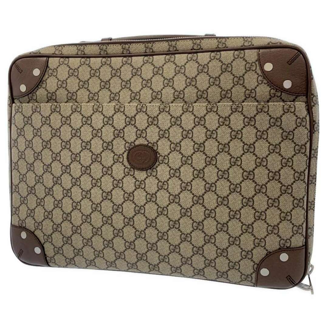 Gucci(グッチ)のグッチ ブリーフケース GGスプリーム 658543 GUCCI メンズ リュック ビジネスバッグ レディースのバッグ(ハンドバッグ)の商品写真