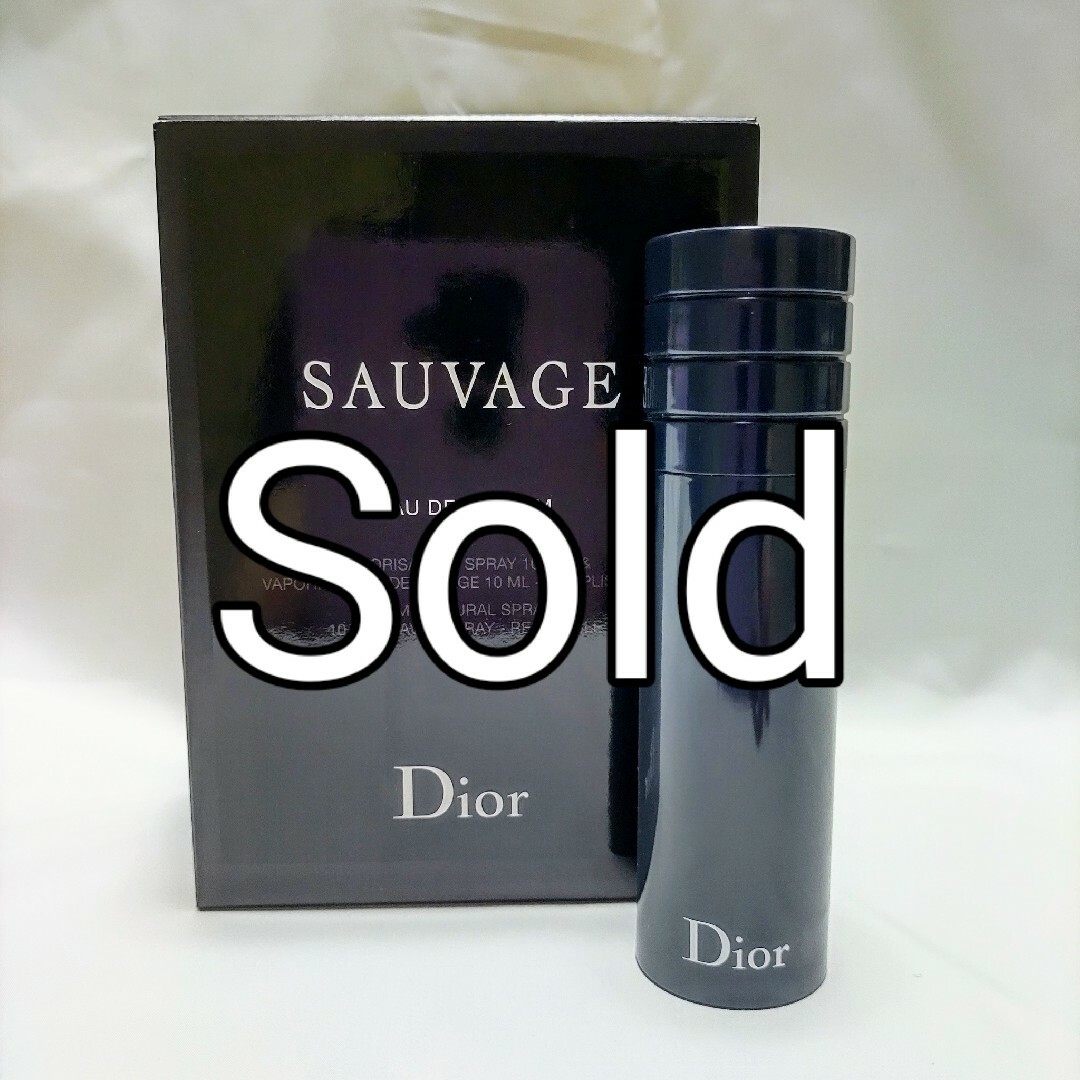 Christian Dior - Dior ソヴァージュ オードゥパルファン EDP トラベルスプレーボトル10mの通販 by まりもshop