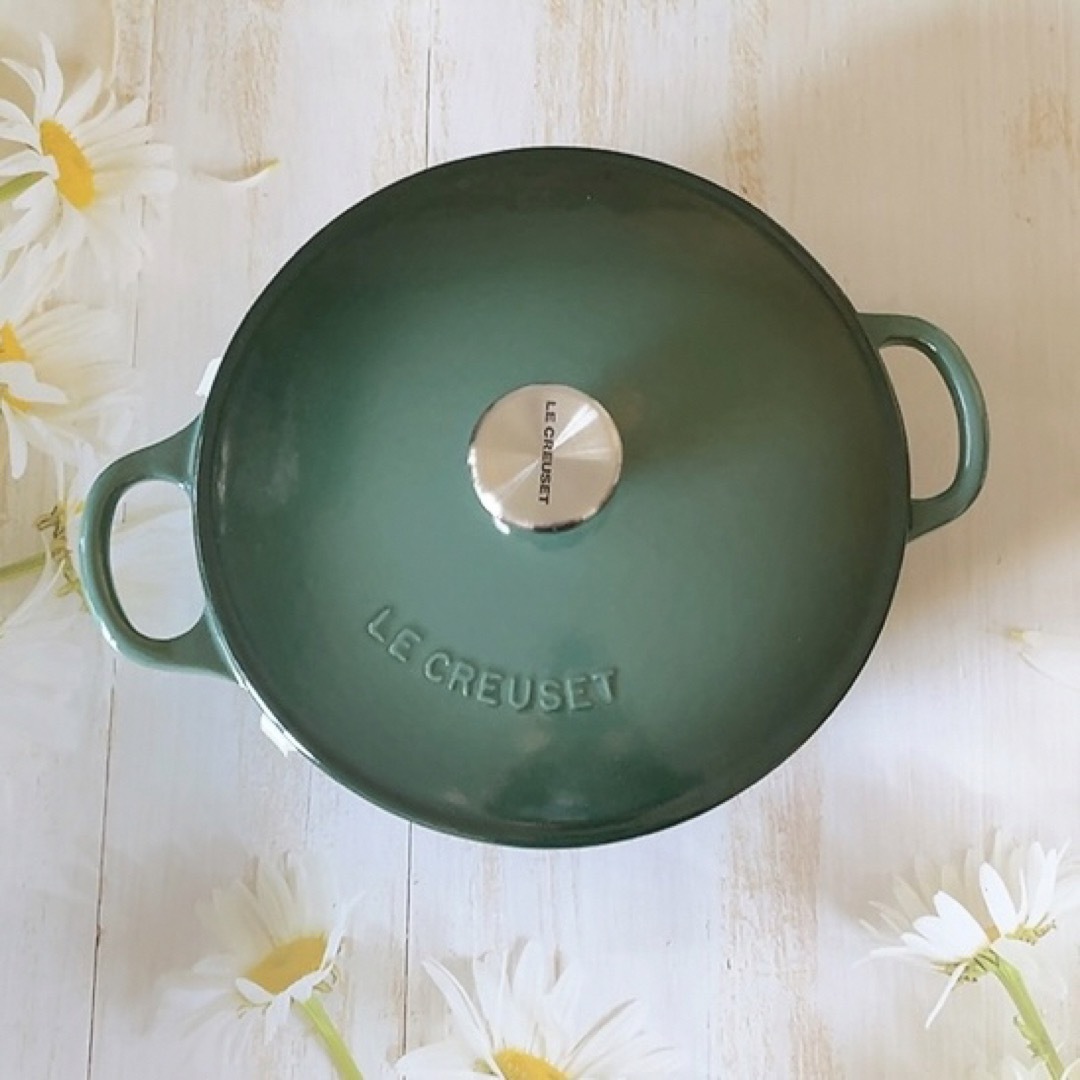 LE CREUSET - ♡ルクルーゼ マルミット 18cm アーティーチョーク 緑