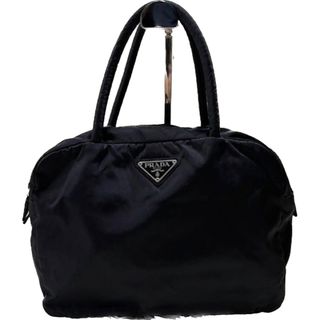 プラダ(PRADA)の✨極美品✨プラダ ハンドバッグ 三角ロゴ ナイロン ブラック 白タグ(ハンドバッグ)