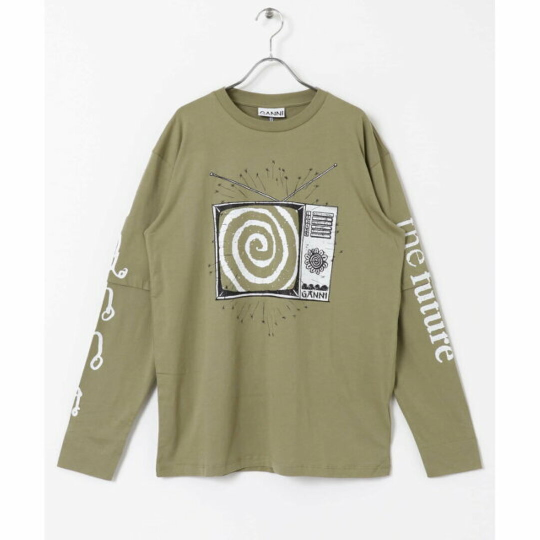 URBAN RESEARCH(アーバンリサーチ)の【Aloe】GANNI TV Long Sleeve T-shirts レディースのトップス(カットソー(長袖/七分))の商品写真