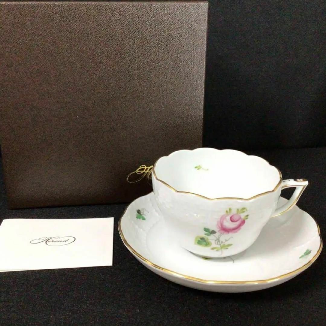 熱い販売 ヘレンドHERENDウィーンの薔薇シンプル金彩❣️最終値下げ