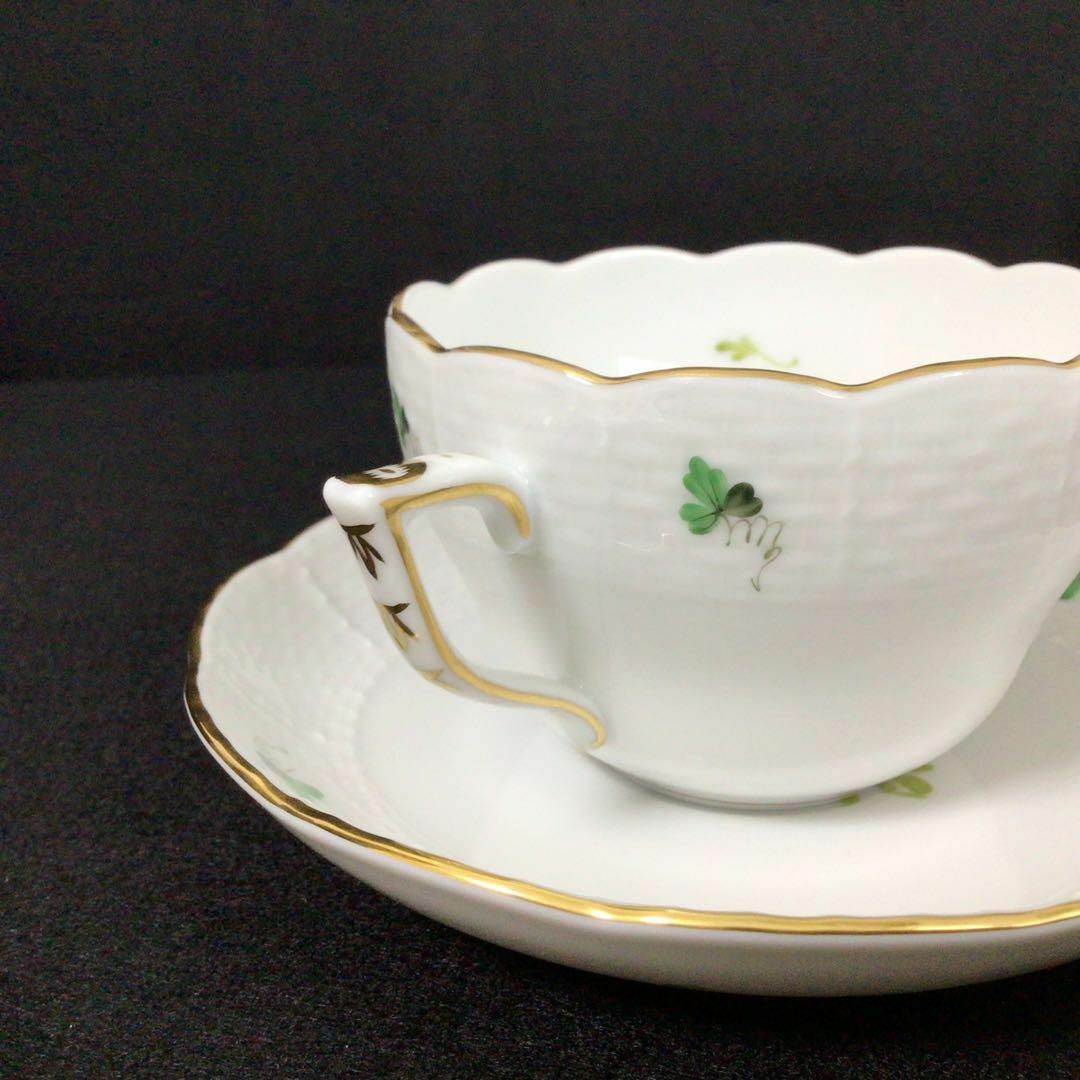 ヘレンド ウィーンの薔薇 シンプル 金彩 カップ&ソーサー-