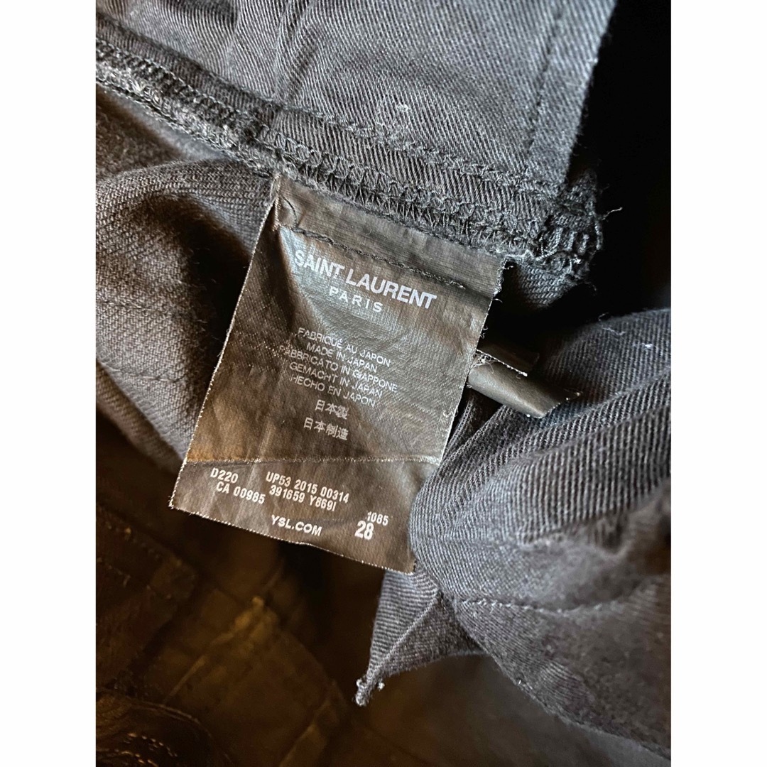 国内正規 Saint Laurent サンローランパリ リペア デニム