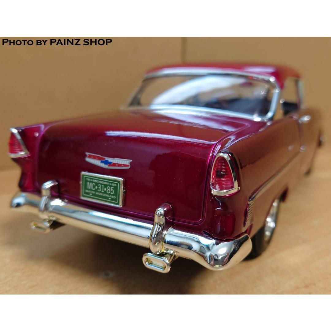 1/18シボレー ベルエア チューニング 1955 Mレッド Chevrolet