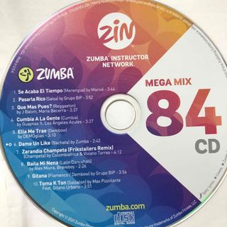 ズンバ(Zumba)のズンバ　MEGAMIX84  CD(クラブ/ダンス)