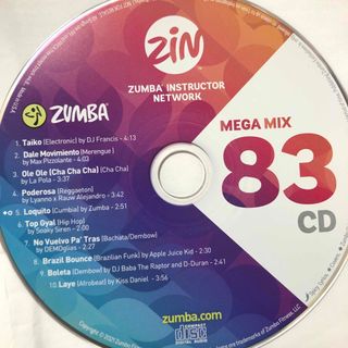 ズンバ(Zumba)のズンバ　MEGAMIX83  CD(クラブ/ダンス)