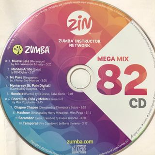 ズンバ(Zumba)のズンバ　MEGAMIX82  CD(クラブ/ダンス)