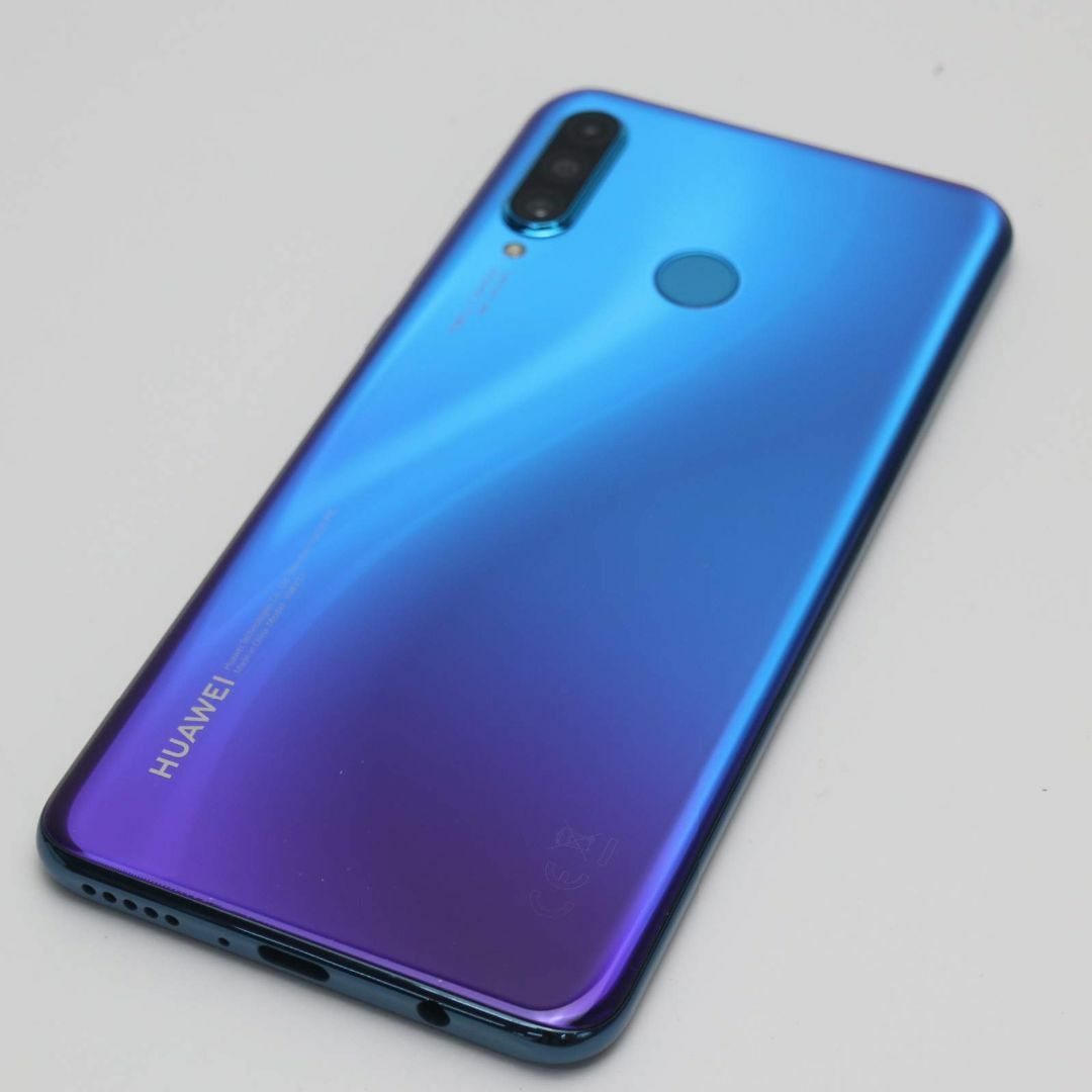 ANDROID(アンドロイド)の新品同様 HWV33 HUAWEI P30 lite Premium　ブルー  スマホ/家電/カメラのスマートフォン/携帯電話(スマートフォン本体)の商品写真