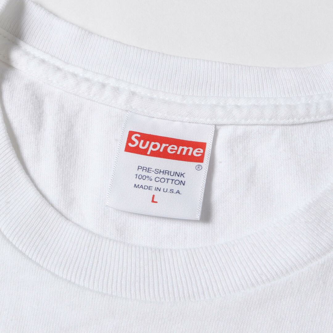 Supreme シュプリーム Tシャツ サイズ:L 20AW FUTURA フューチュラ ロゴ クルーネック 半袖 Tシャツ Futura Logo  Tee ホワイト 白 トップス カットソー コラボ 【メンズ】【中古】