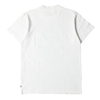 nanamica ナナミカ Tシャツ サイズ:S One Ocean All Lands プリント クルーネック 半袖 Tシャツ USA製 ホワイト  白 トップス カットソー 【メンズ】【中古】
