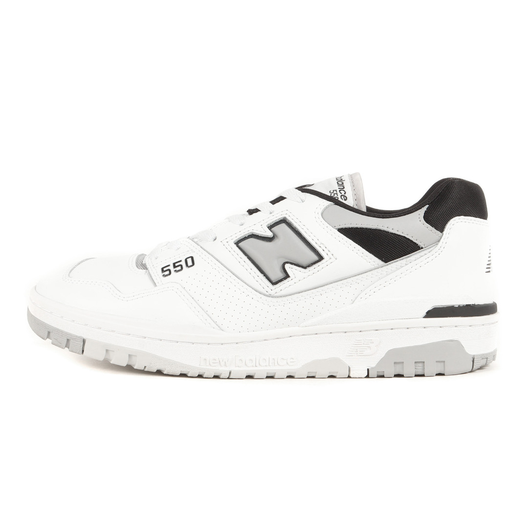 NEW BALANCE ニューバランス サイズ:29.0cm 23SS BB550 NCL ホワイト グレー ブラック US11 D ローカット  スニーカー バッシュ バスケット シューズ 靴 ブランド 【メンズ】【中古】【美品】 | フリマアプリ ラクマ