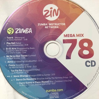 ズンバ(Zumba)のズンバ　MEGAMIX78  CD(クラブ/ダンス)