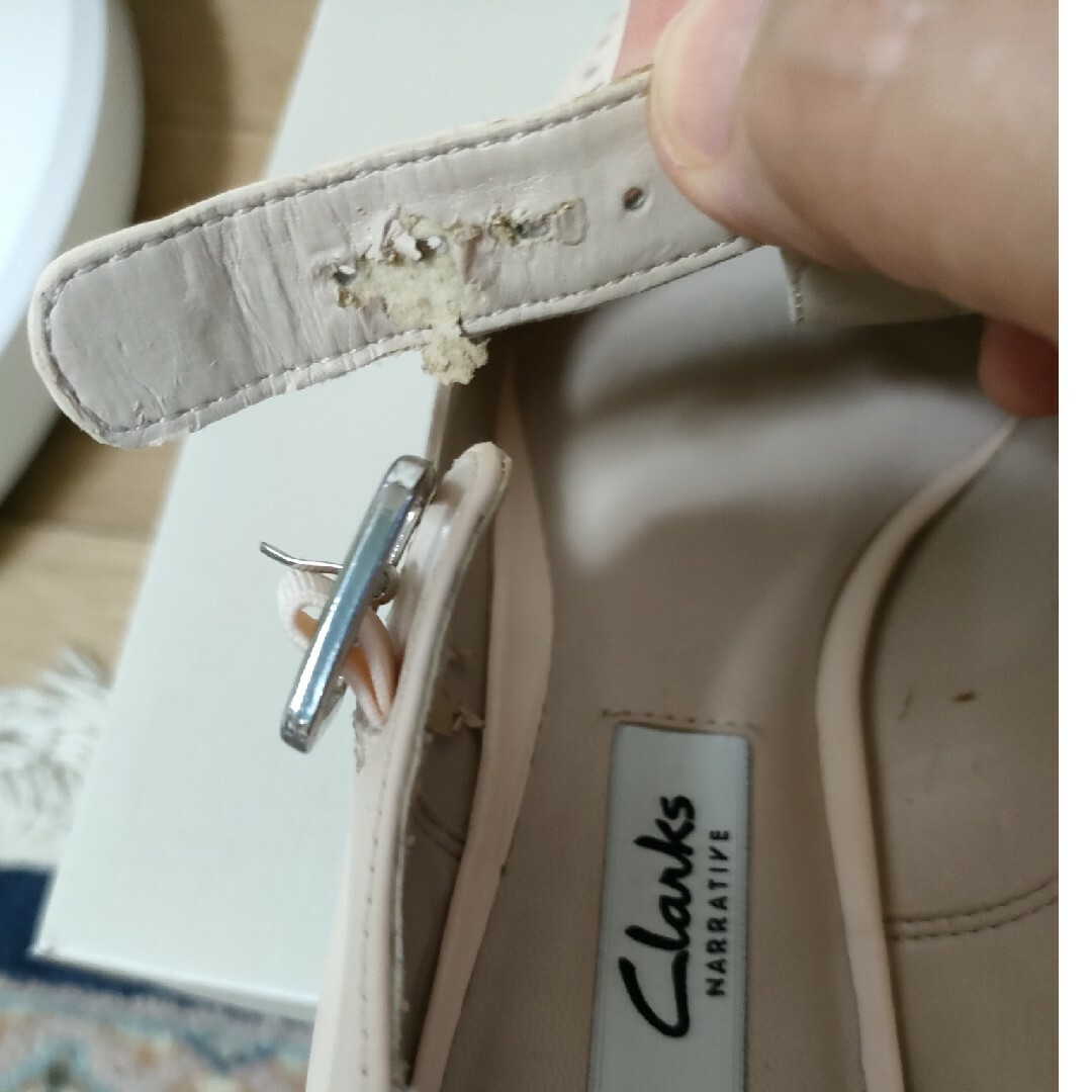 Clarks(クラークス)のクラークス23.5ベージュ靴 レディースの靴/シューズ(ローファー/革靴)の商品写真