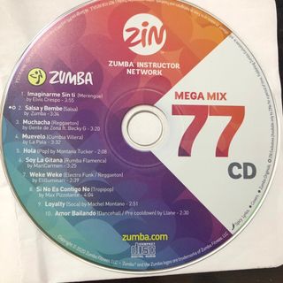 ズンバ(Zumba)のズンバ　MEGAMIX77  CD(クラブ/ダンス)