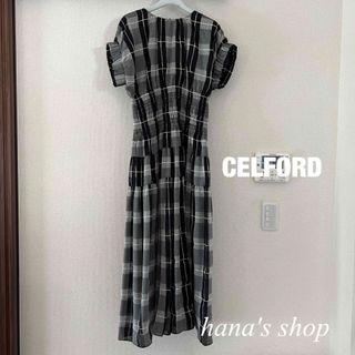 セルフォード(CELFORD)の美品♡セルフォード　ウエストギャザーワンピース(ロングワンピース/マキシワンピース)