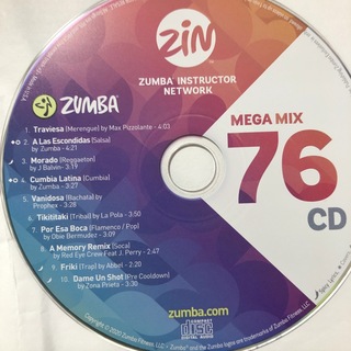 ズンバ(Zumba)のズンバ   MEGAMIX76  CD(クラブ/ダンス)