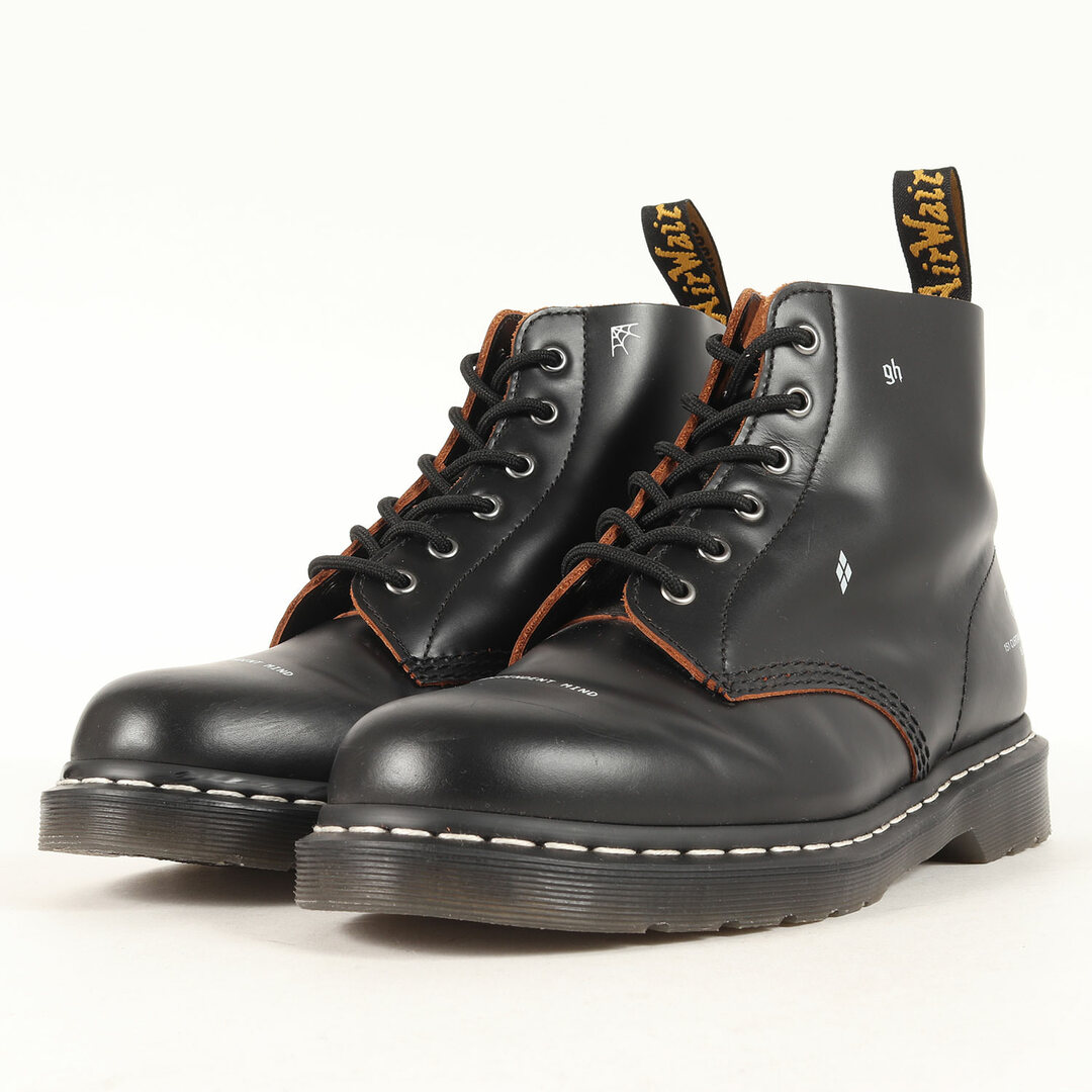 Dr.Martens ドクターマーチン ブーツ サイズ:29.0cm 21AW GOODHOOD グラフィック レザー 101 6ホール ブーツ 101UB GOODHOOD 革靴 6EYE グッドフッド ブラック US11 シューズ 靴 コラボ ブランド【メンズ】