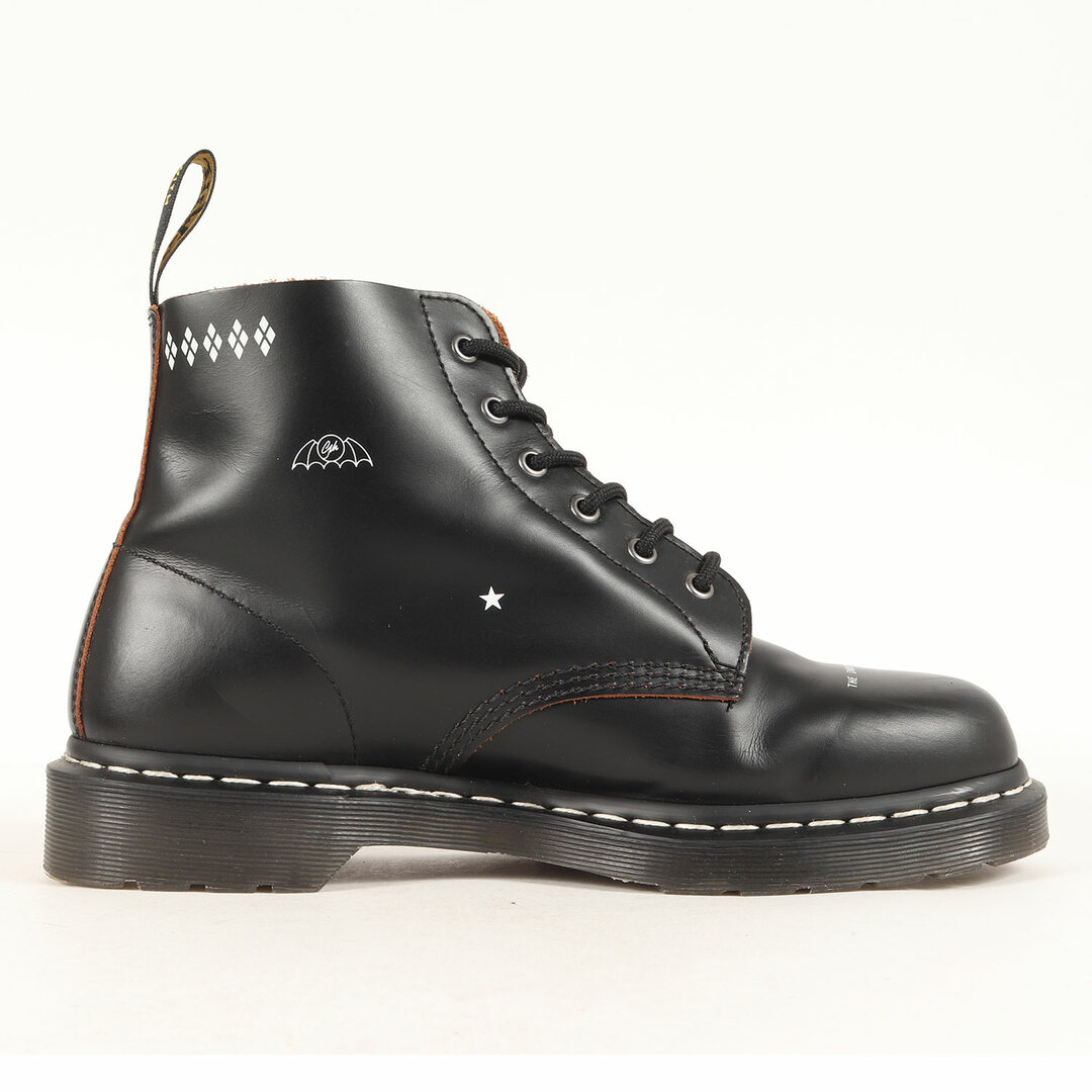 Dr.Martens ドクターマーチン ブーツ サイズ:29.0cm 21AW GOODHOOD グラフィック レザー 101 6ホール ブーツ 101UB GOODHOOD 革靴 6EYE グッドフッド ブラック US11 シューズ 靴 コラボ ブランド【メンズ】