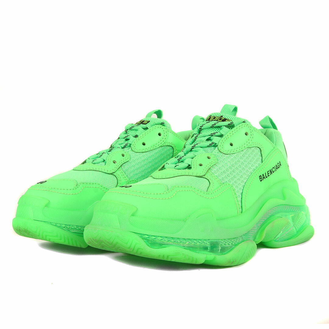 BALENCIAGA バレンシアガ TRIPLE S LOW TOP 541624 トリプルエス ローカットダッドスニーカー クリアソール グリーン