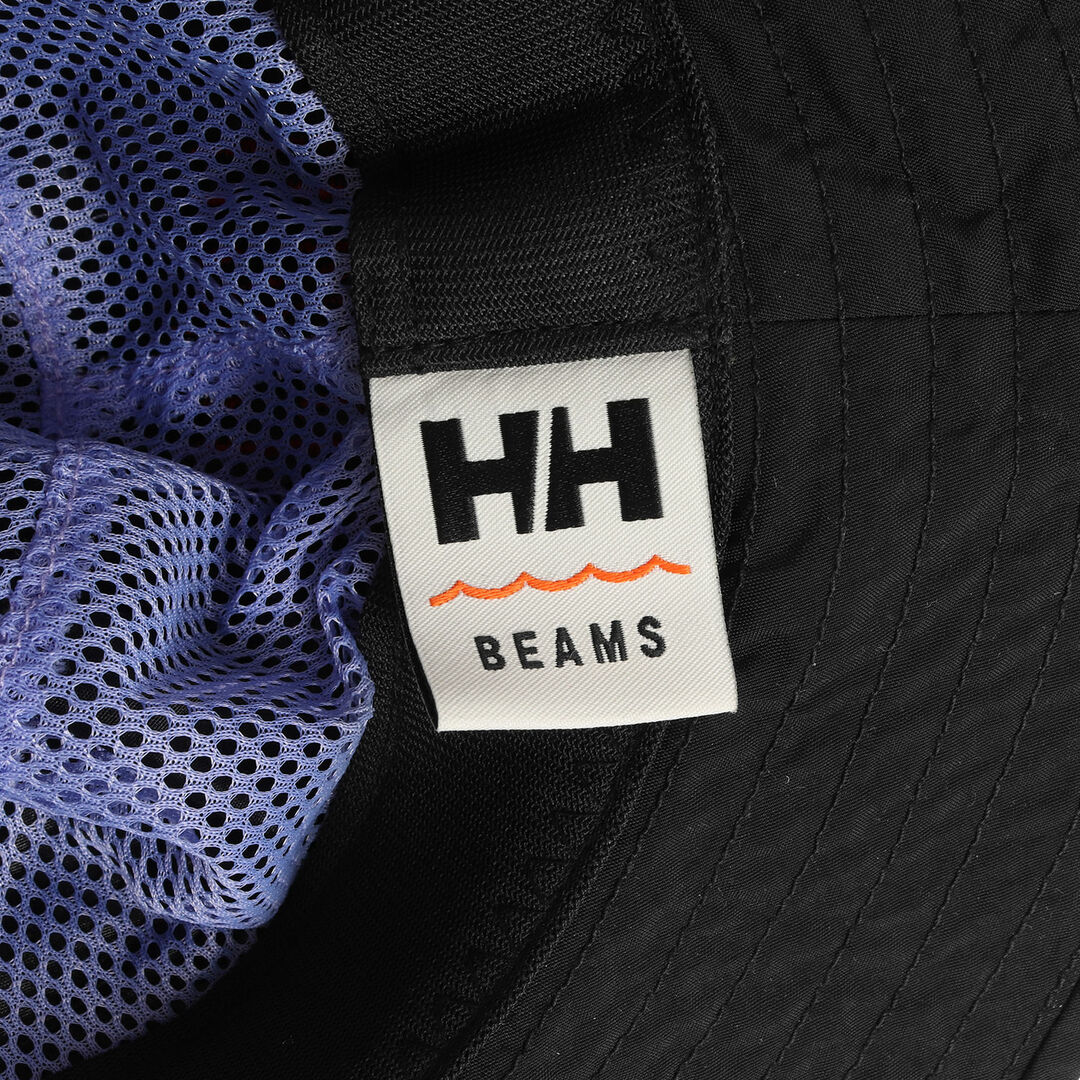 HELLY HANSEN ヘリーハンセン ハット 20SS BEAMS ビームス HH アングラー ハット HCV92023B ブラック 黒 帽子 コラボ ブランド シンプル カジュアル【メンズ】【美品】帽子