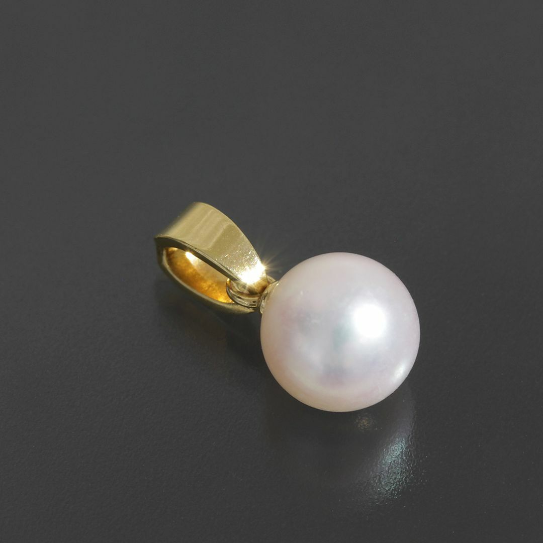 ミキモト MIKIMOTO アコヤパール 6.5mm ネックレス トップ K18