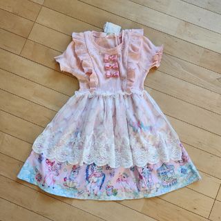 シマムラ(しまむら)のエコネコ130 新品(ワンピース)