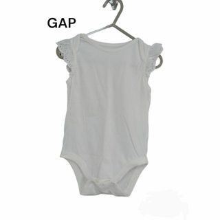 ギャップ(GAP)のGAP ロンパース　白　袖レース　可愛い(その他)