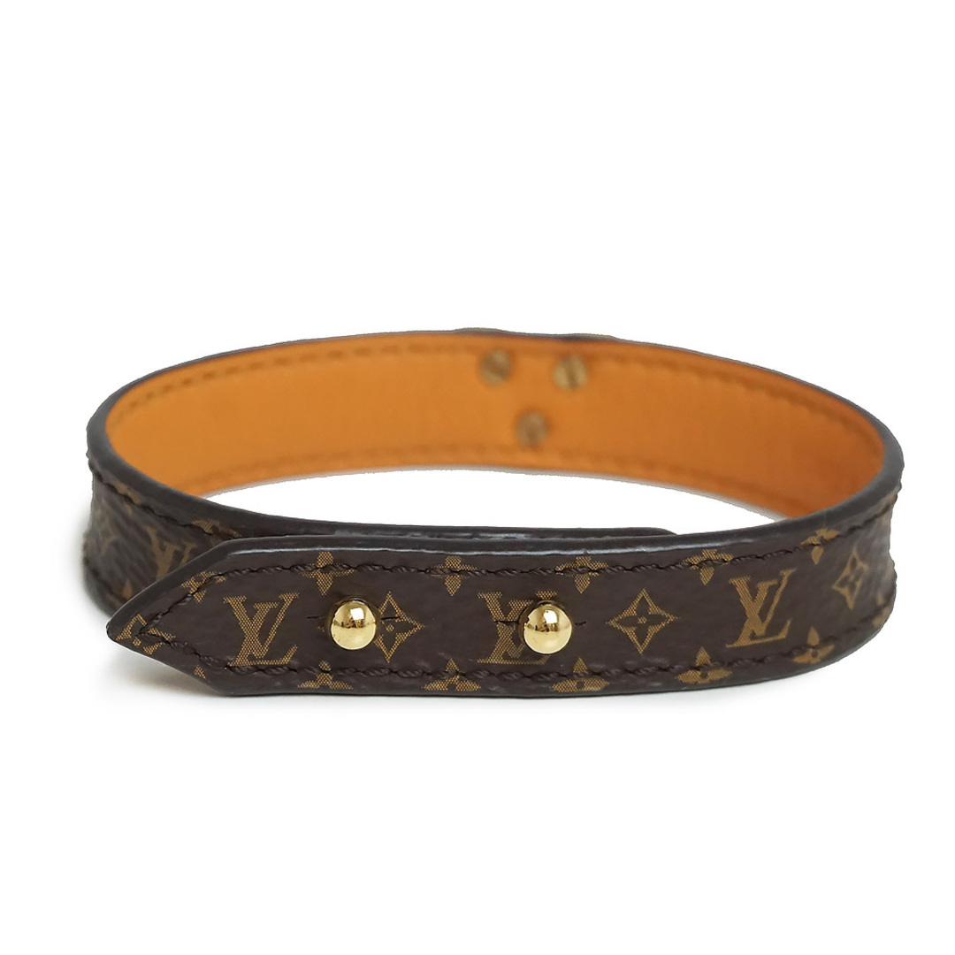 ルイヴィトン LOUIS VUITTON ブラスレ エセンシャル V ブレスレット  M6042 モノグラム アクセサリー バングル ブレスレット モノグラムキャンバス ブラウン 美品