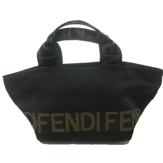フェンディ(FENDI)のフェンディ FENDI ハンドバッグ トートバッグ ミニバッグ ロゴ 黒 (ハンドバッグ)