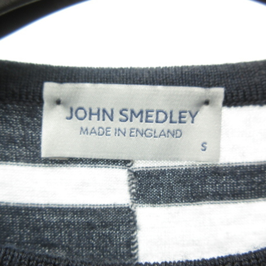 JOHN SMEDLEY - ジョンスメドレー ウール ボーダーニット セーター