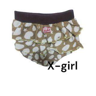 エックスガール(X-girl)のX-girl パンツ　バックロゴ　ヒラヒラ(その他)