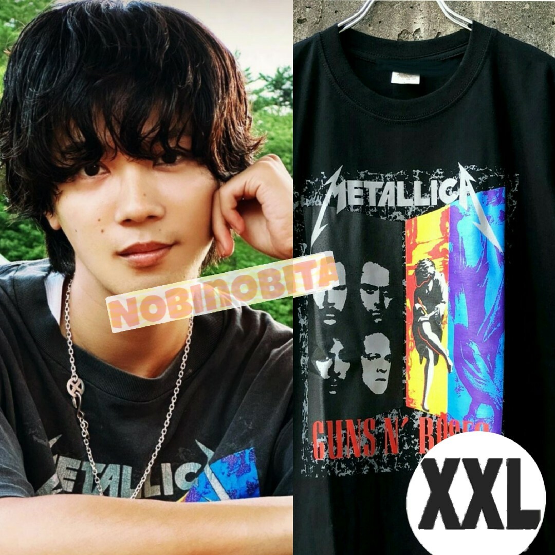 King & Prince(キングアンドプリンス)のXXL/半袖/ METALLICA×GunsN'Roses メンズのトップス(Tシャツ/カットソー(半袖/袖なし))の商品写真