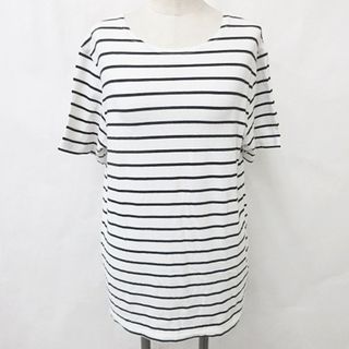 ジャーナルスタンダード(JOURNAL STANDARD)のジャーナルスタンダード カットソー Tシャツ 半袖 ボーダー 黒 ホワイト M(カットソー(半袖/袖なし))