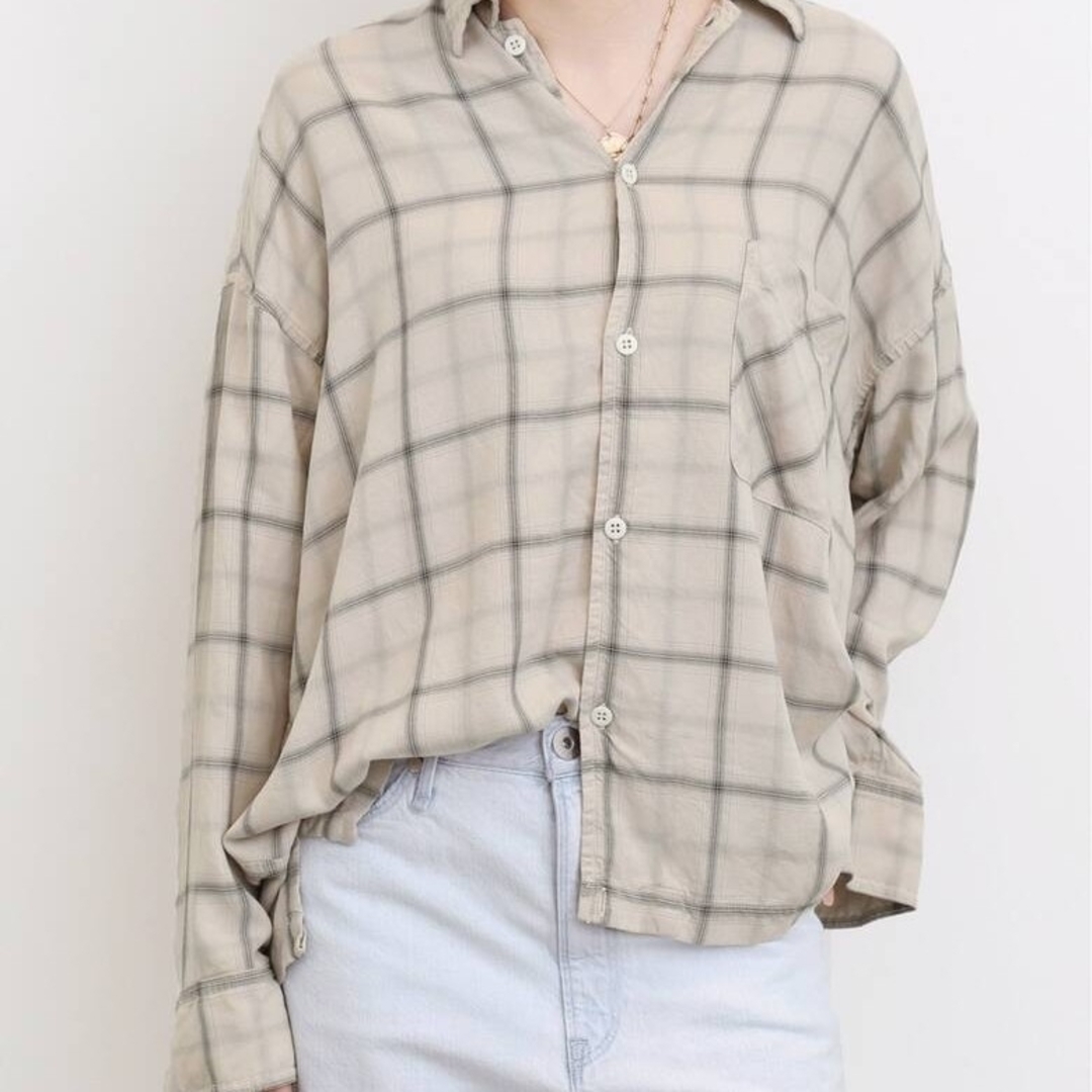 専用L'Appartement レミレリーフ CHECK 2WAY SHIRT