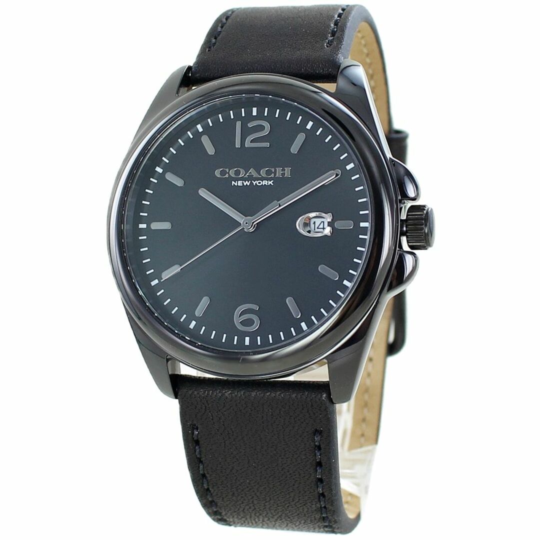 COACH - コーチ 腕時計 メンズ 革ベルト 黒 文字盤 20代 30代 男性