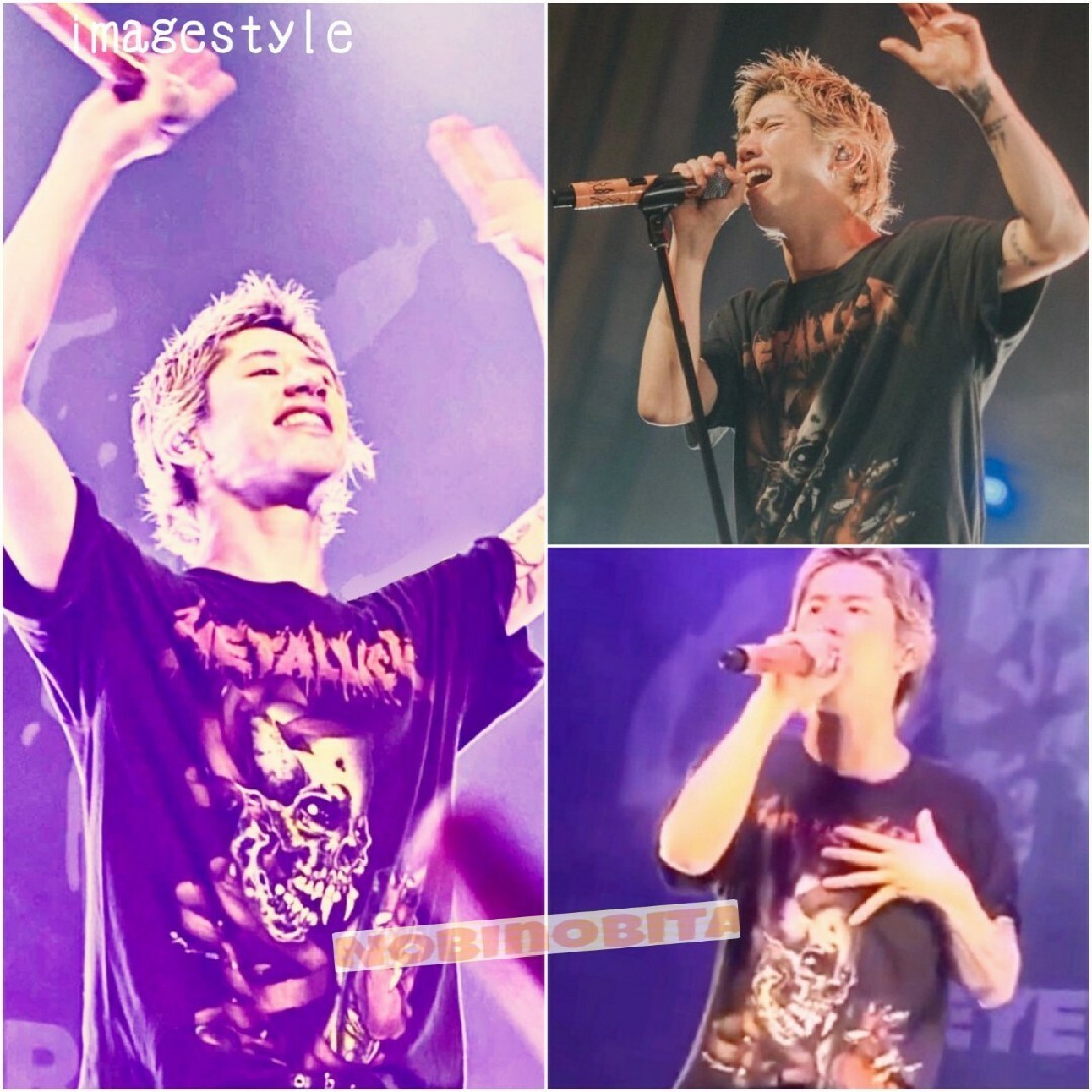 ONE OK ROCK(ワンオクロック)のL/半袖 2015 metallica heart ロックT メンズのトップス(Tシャツ/カットソー(半袖/袖なし))の商品写真